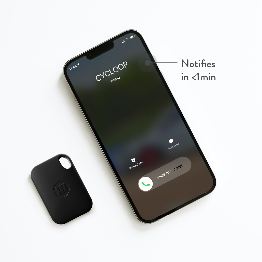 Mobile phone with Cycloop calling with Key Fob