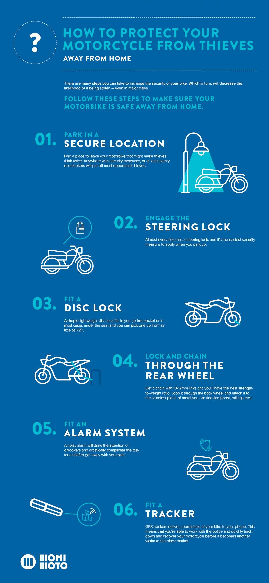 6 security tips that will help you protect you motorcycle from thieves