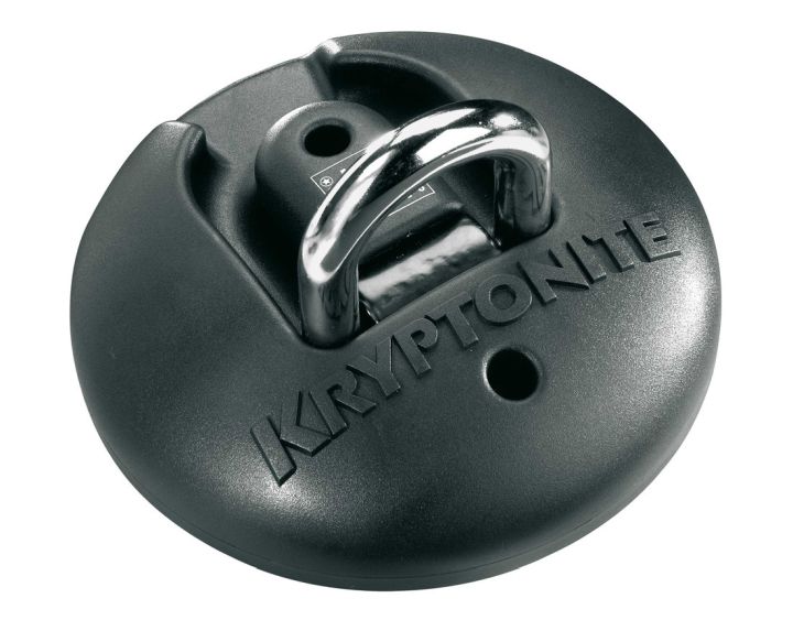 Kryptonite Stronghold ground anchor - 10 Best Motorcycle Anti Theft Devices
