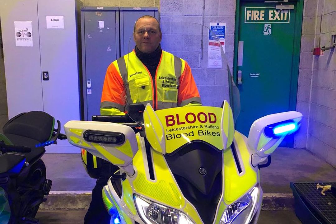 Blood biker Darren