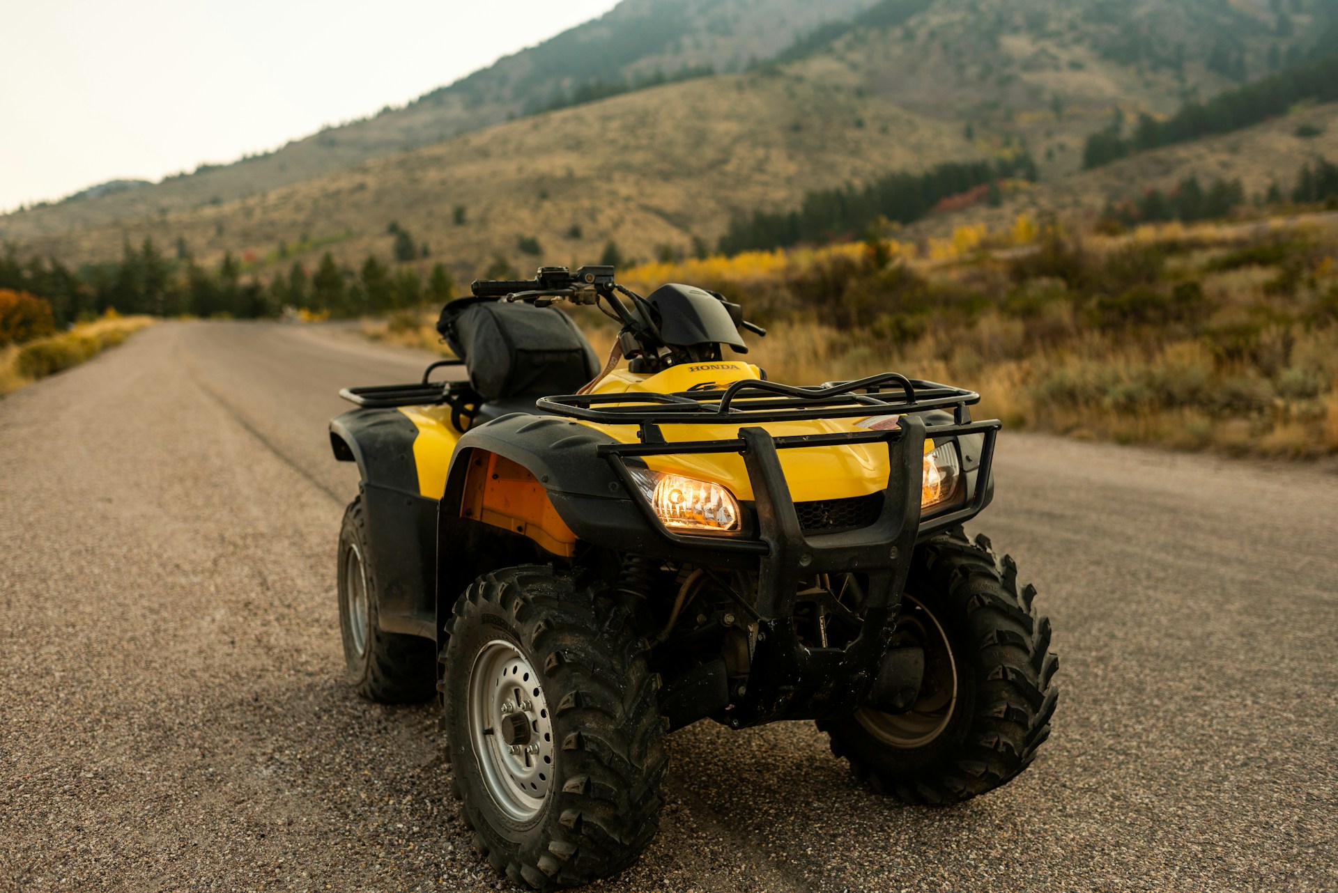 ATV with a GPS tracker
