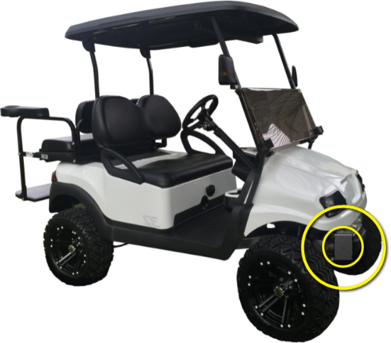 Install Monimoto golf cart GPS tracker