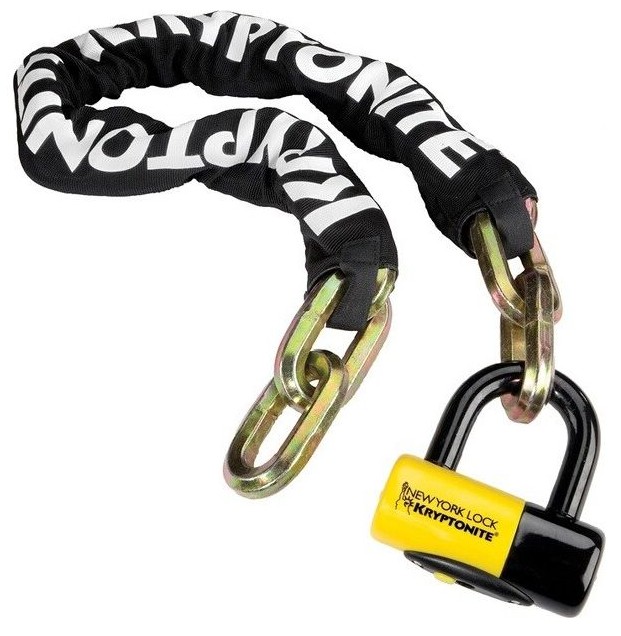 The Kryptonite New York Legend 1515 chain lock - The Best Way to Lock a Motorcycle