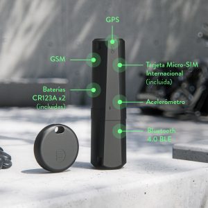 Dispositivo localizador GPS Monimoto y llave