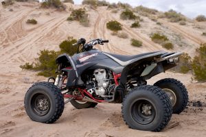 ATV with a GPS tracker