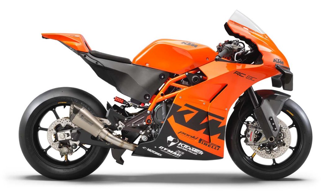 Moto KTM RC 8C orange
