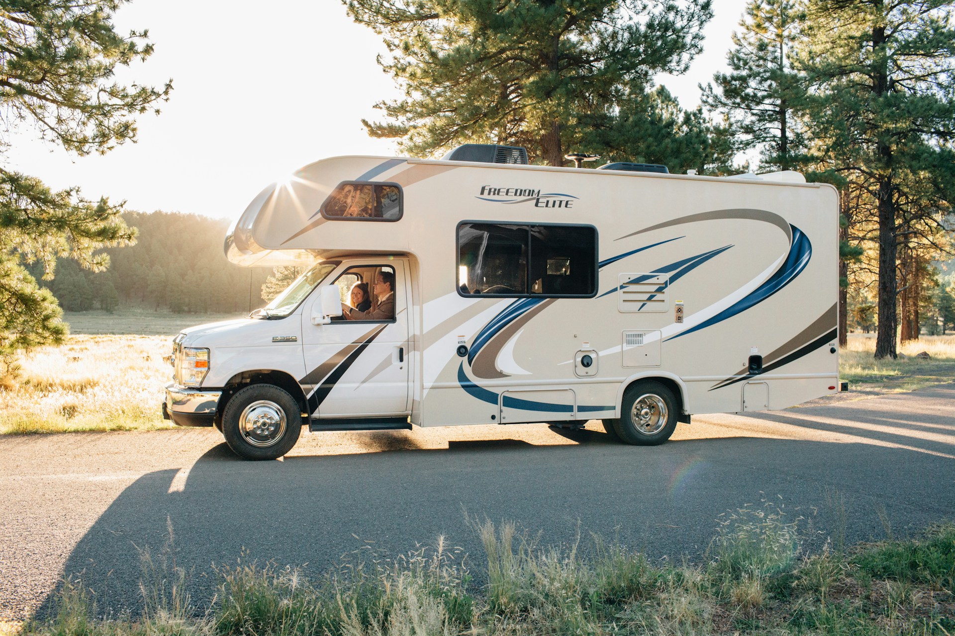 RV with a GPS tracker