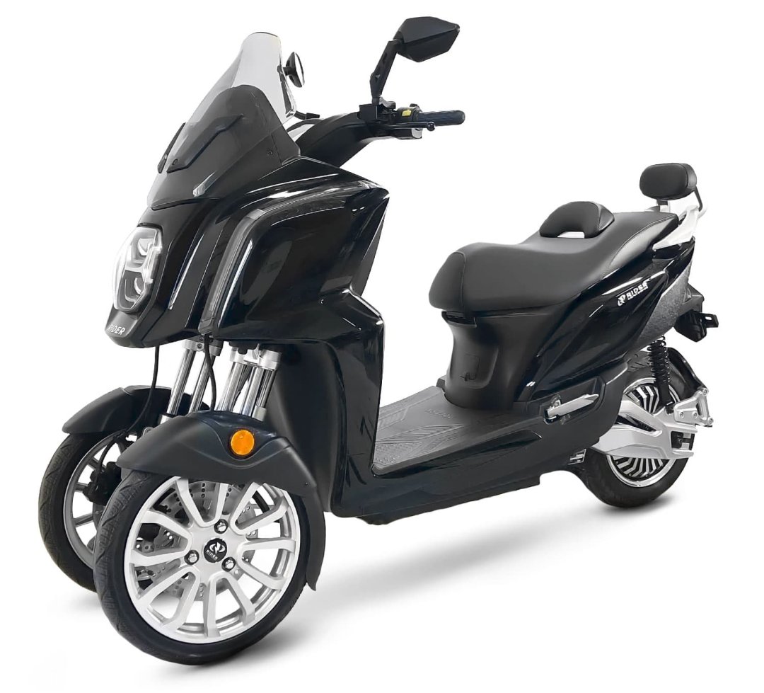 Scooter électrique Rider 3RS+ de couleur noire