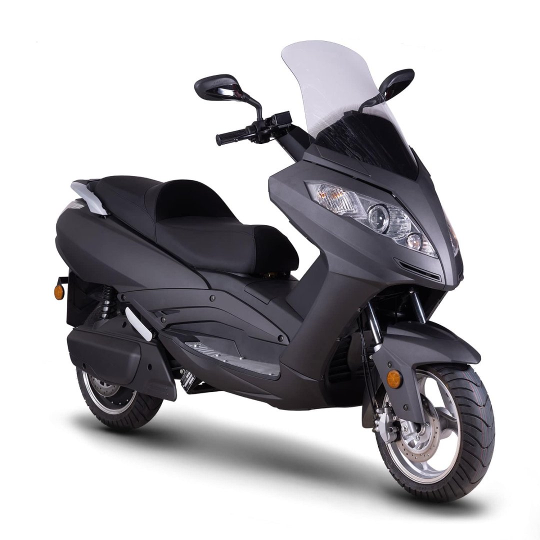 Scooter électrique Rider 9000W Long Range de couleur noire