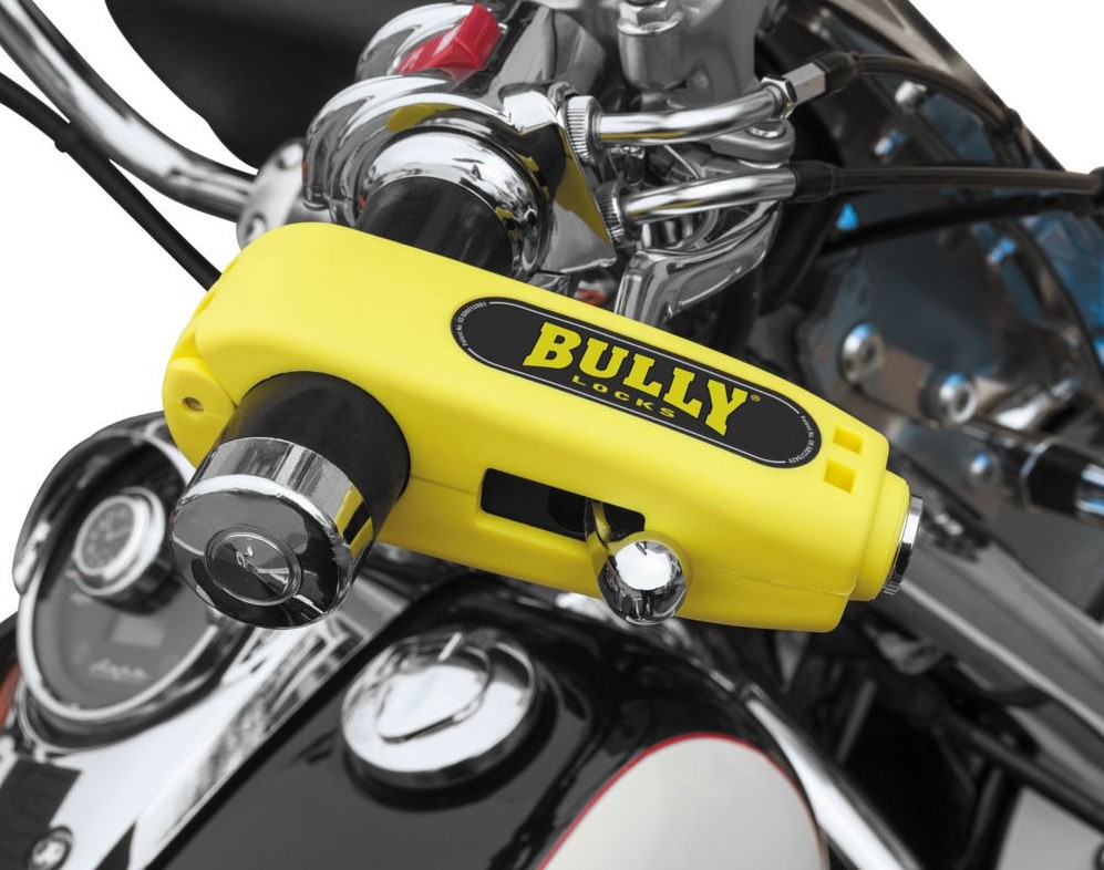 The Bully grip lock - 10 Best Motorcycle Anti Theft Devices