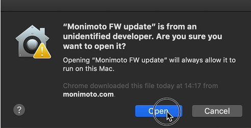 Monimoto update Mac